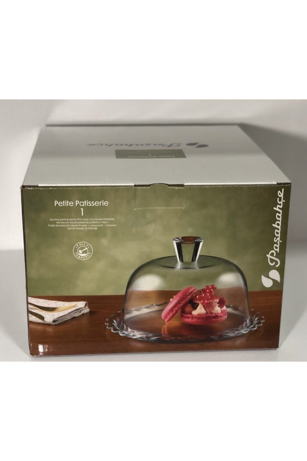 Patisserie Cake Jar With Glass Lid Presentation Plate ( 96874 ) Fma99946