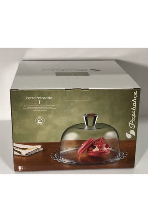 Patisserie Cake Jar With Glass Lid Presentation Plate ( 96874 ) Fma99946