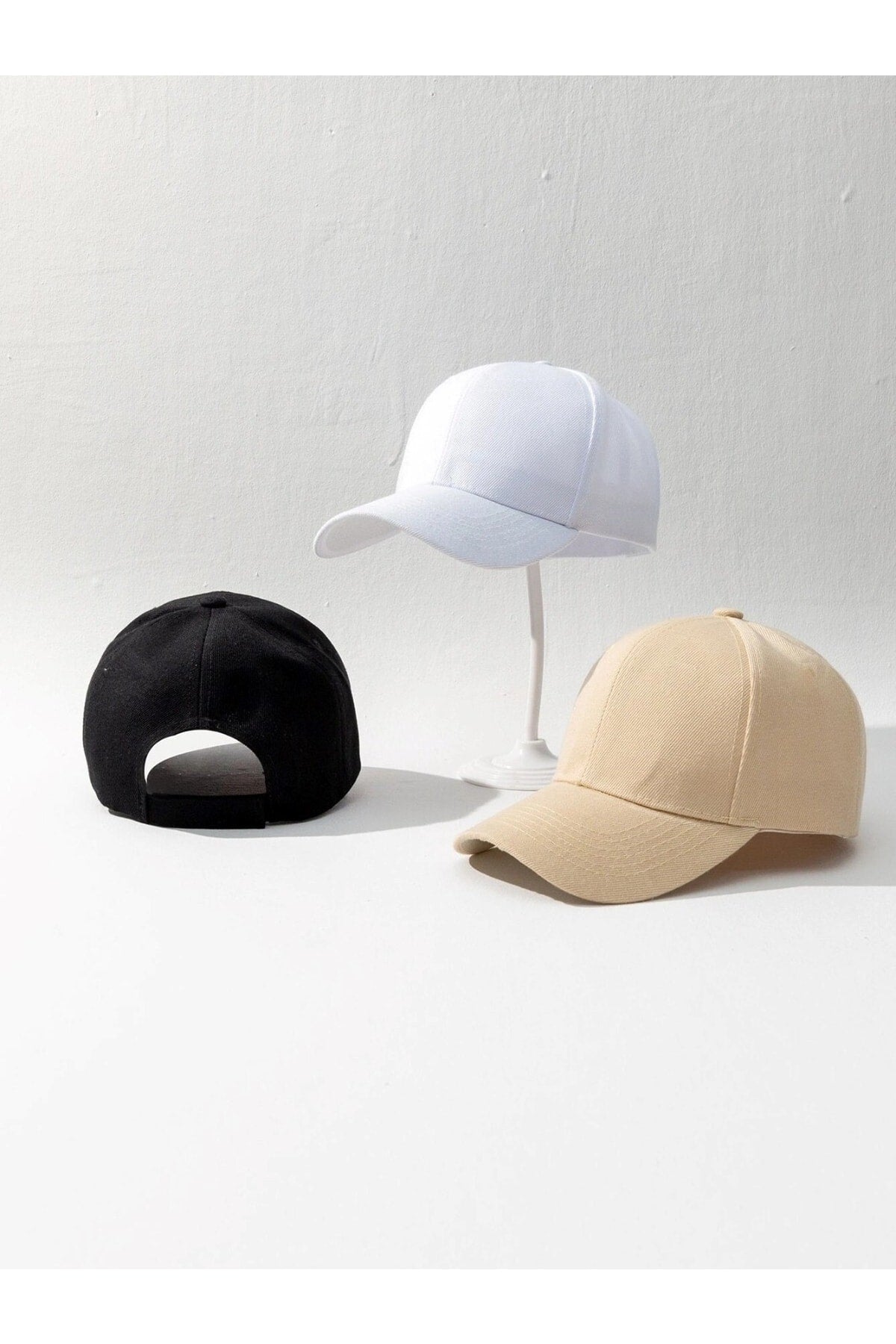 Sports Hat Unisex 3 Pieces Adjustable Velcro Back