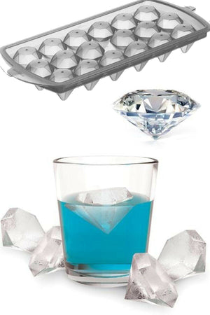 Diamond Shaped Ice Mold 18 Pcs