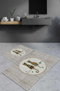 Cat Figured Double Bath Mat Set - Swordslife