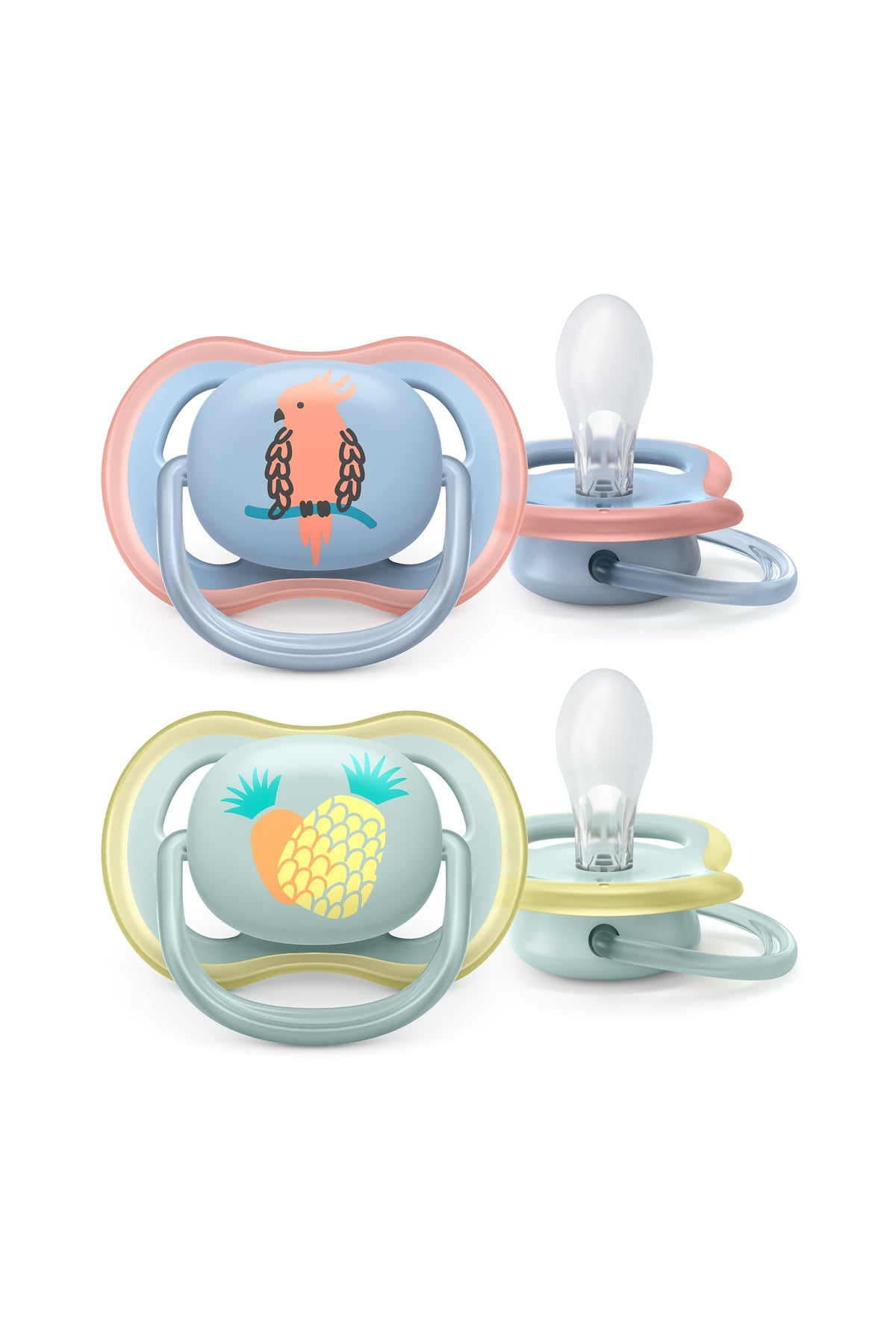 Scf085 12 Ultra Air Pacifier 0 6 Months 2 Pairs Male