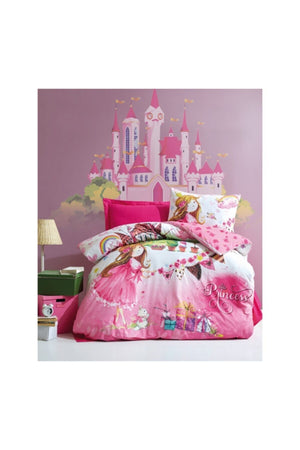 Princess - Pink Junior Single Duvet Cover Set
