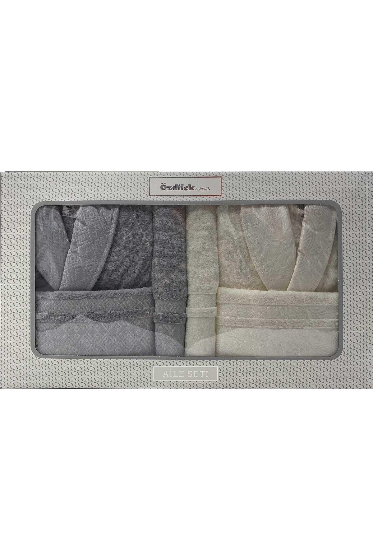 Dory Family Bathrobe Set Cream-gray - Swordslife