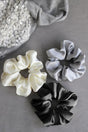 Women's 3' Pcs Satin Hair Buckle Set Tk0016 - Swordslife