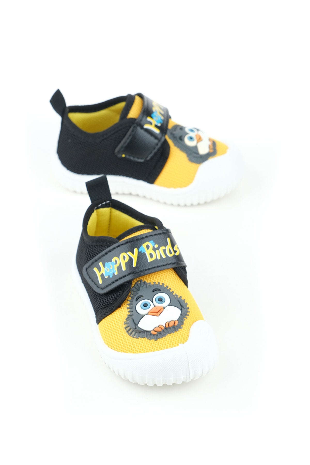 Summer Bebe Men Linen Happy Bird Velcro Adjustable Shoe