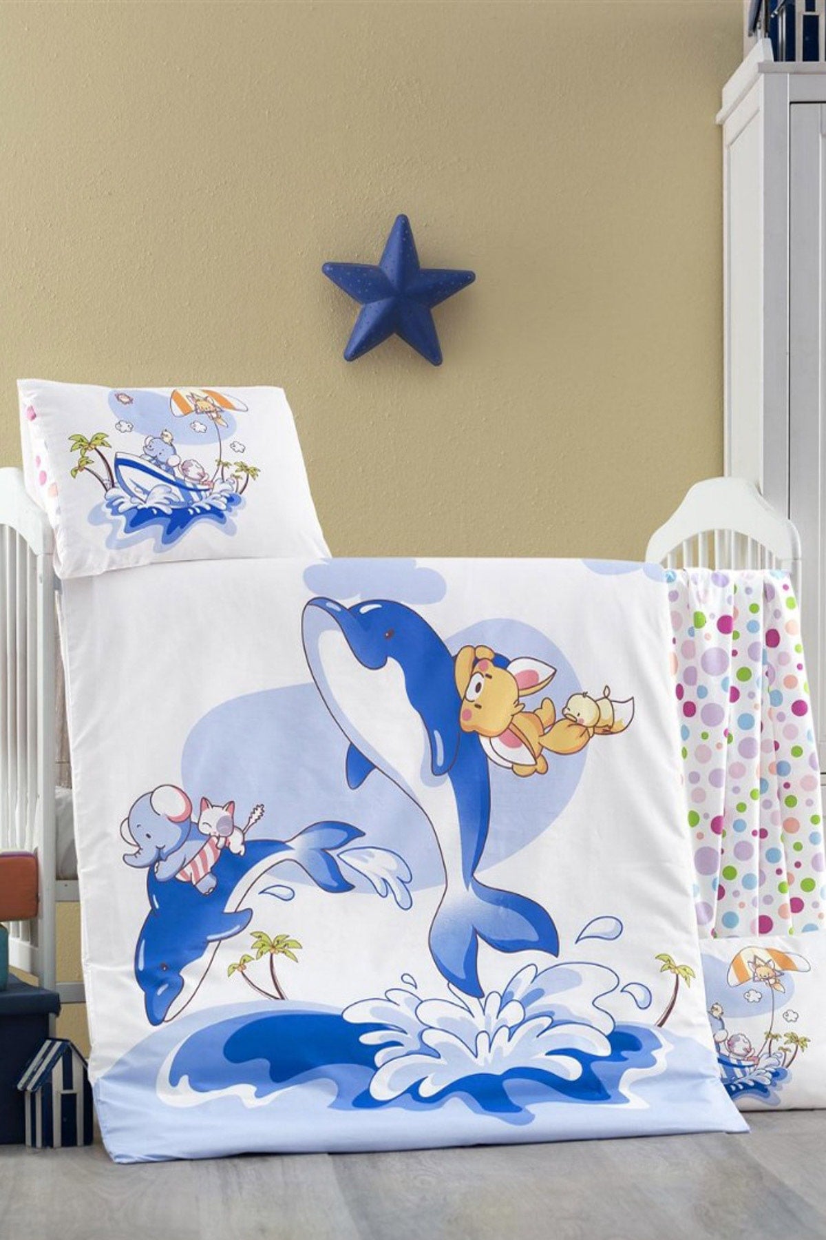 Victoria Baby Boy Duvet Cover Set 100X150 Boxed Ocean
