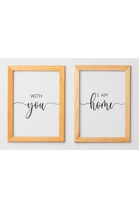 2-Set Table Design, Home, Decor, Motto, Decorative, Framed - Swordslife