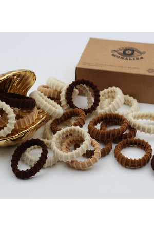 Women's Brown Ultra Flexible Serrated 20 Li Towel Buckle Set - Swordslife