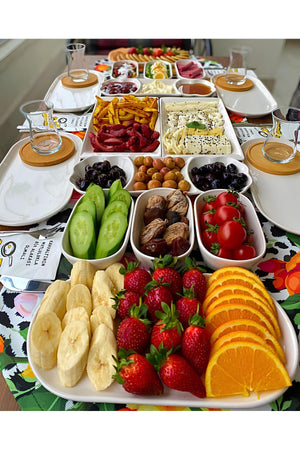 16 Piece White swordslife Breakfast Set For 6 People, Breakfast Set And Dinner Set