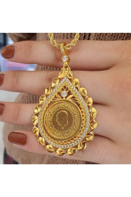 Women's Gold Plated Trinket Necklace - Swordslife
