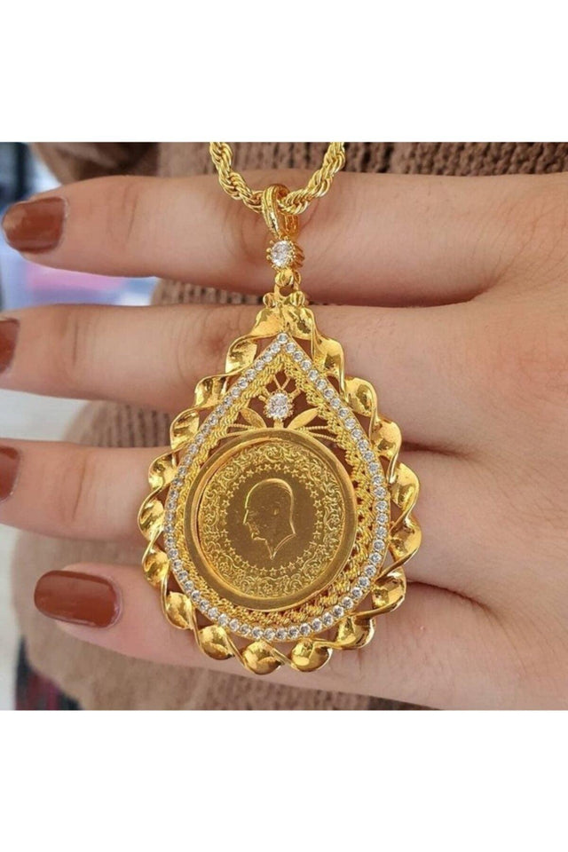Women's Gold Plated Trinket Necklace - Swordslife