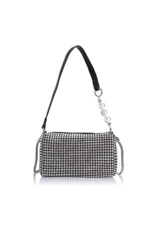 Latvian Women'S Stone Mini Bag - Silver