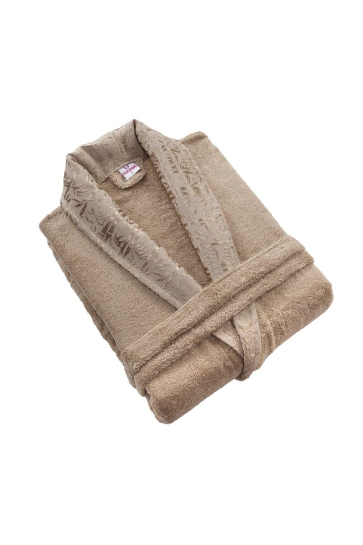 Unisex Brown Bamboo Single Bathrobe - Swordslife