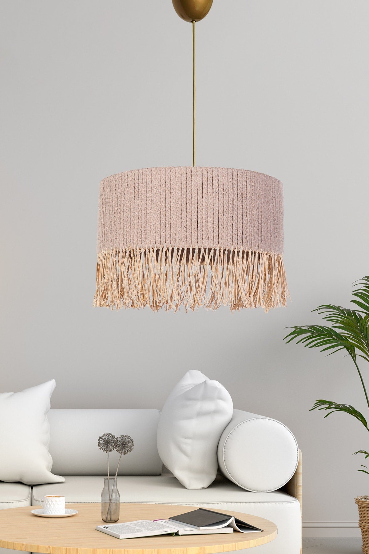Touffe Handmade Chandelier Beige Hnmd-42