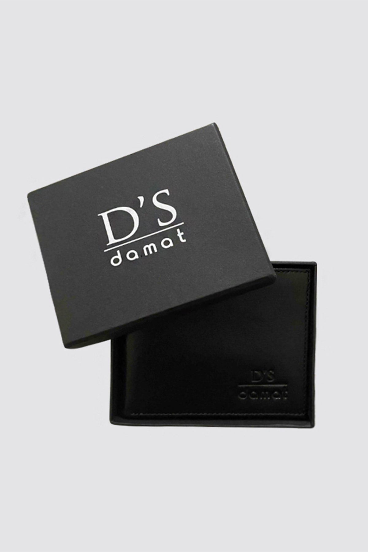 100% Leather Black Wallet