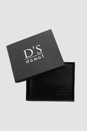 100% Leather Black Wallet