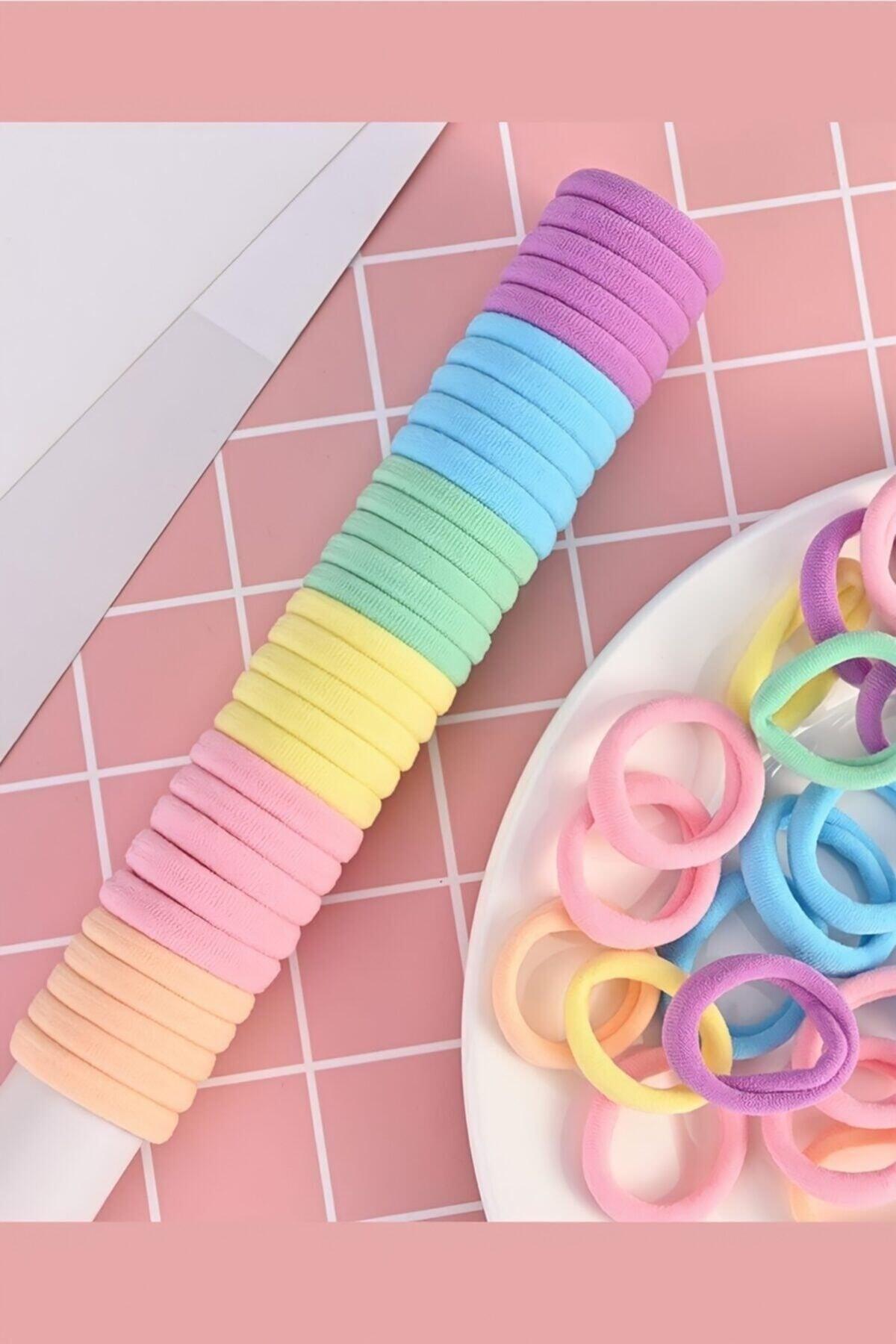 Women's 50s Pastel Colored Rubber Buckle Set - Swordslife