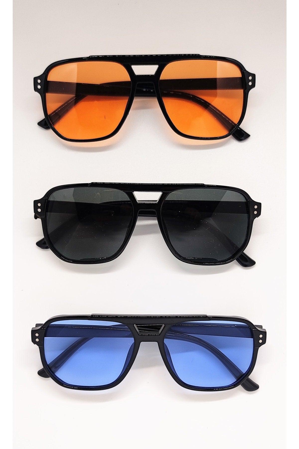 Sergio New Season Unisex Sunglasses Set of 3 Opportunities - Swordslife