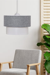 Fabric Headboard Modern Gray White Cake Chandelier