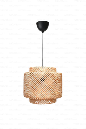 Sinnerlig Bamboo Chandelier 40Cm- Scandinavian, Modern, Bohemian, Rattan Chandelier, Lighting