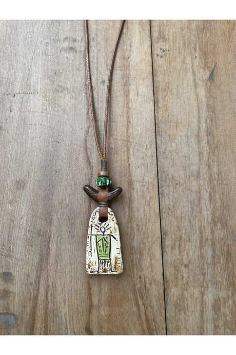 Ceramic Design Necklace, Bohemian Ethnic Style Necklace, Design Necklace, - Swordslife