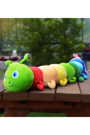 75 Cm Colorful Caterpillar Pillow