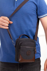 Canvas Men's Hand and Arm Bag Shoulder Strap Wallet Suitable for Carrying Phone Daily Bag
