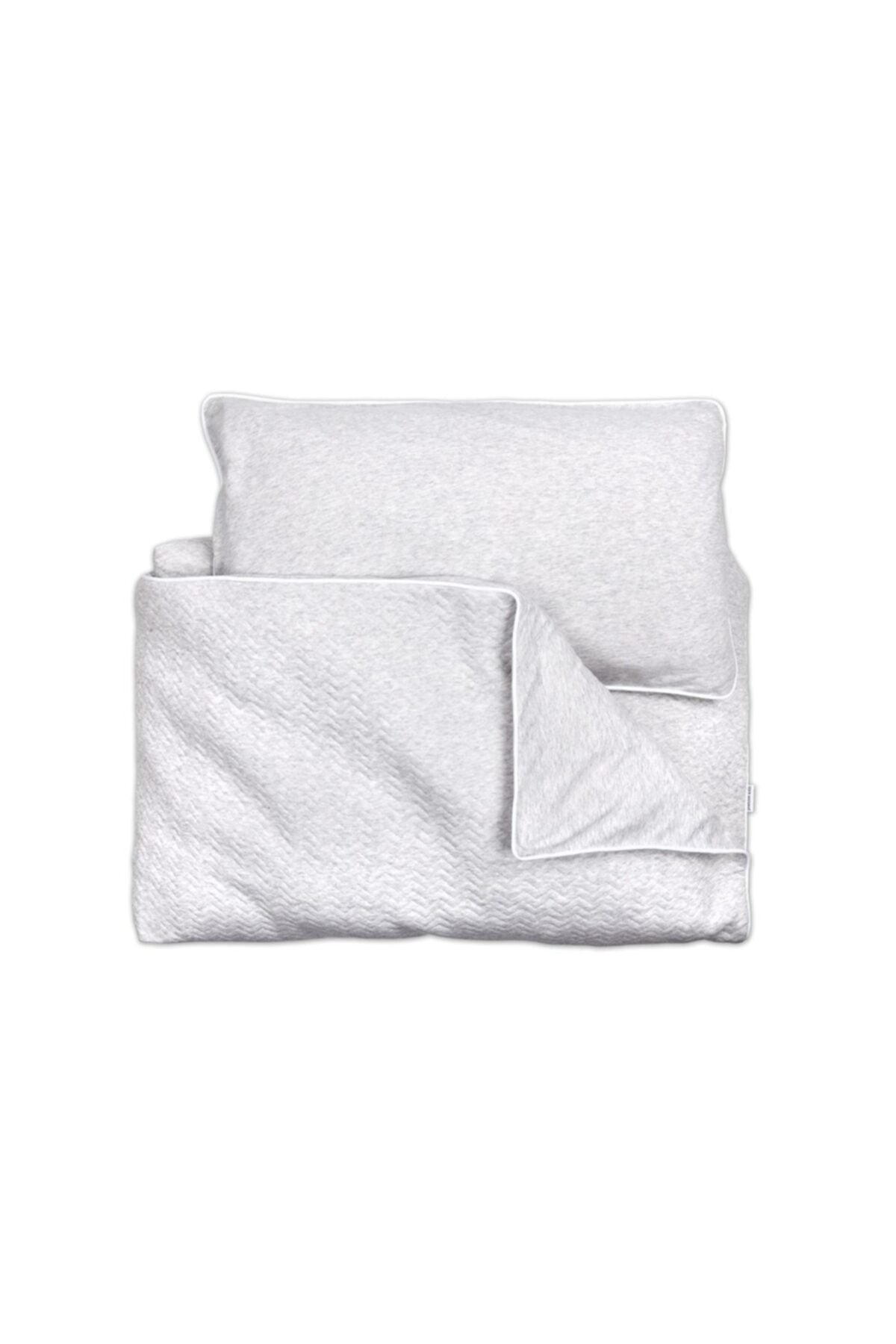 Chevron Gray Baby Duvet Cover Set