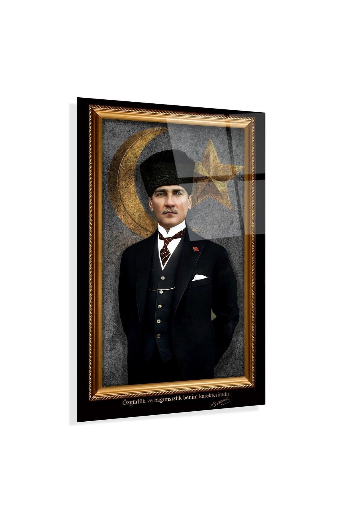 Ataturk Glass Painting - Swordslife