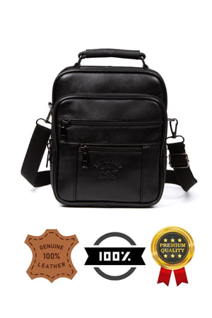 Genuine Men'S Genuine Leather Case Hand And Shoulder Bag Strained Sarkmaz Steel Case Bag
