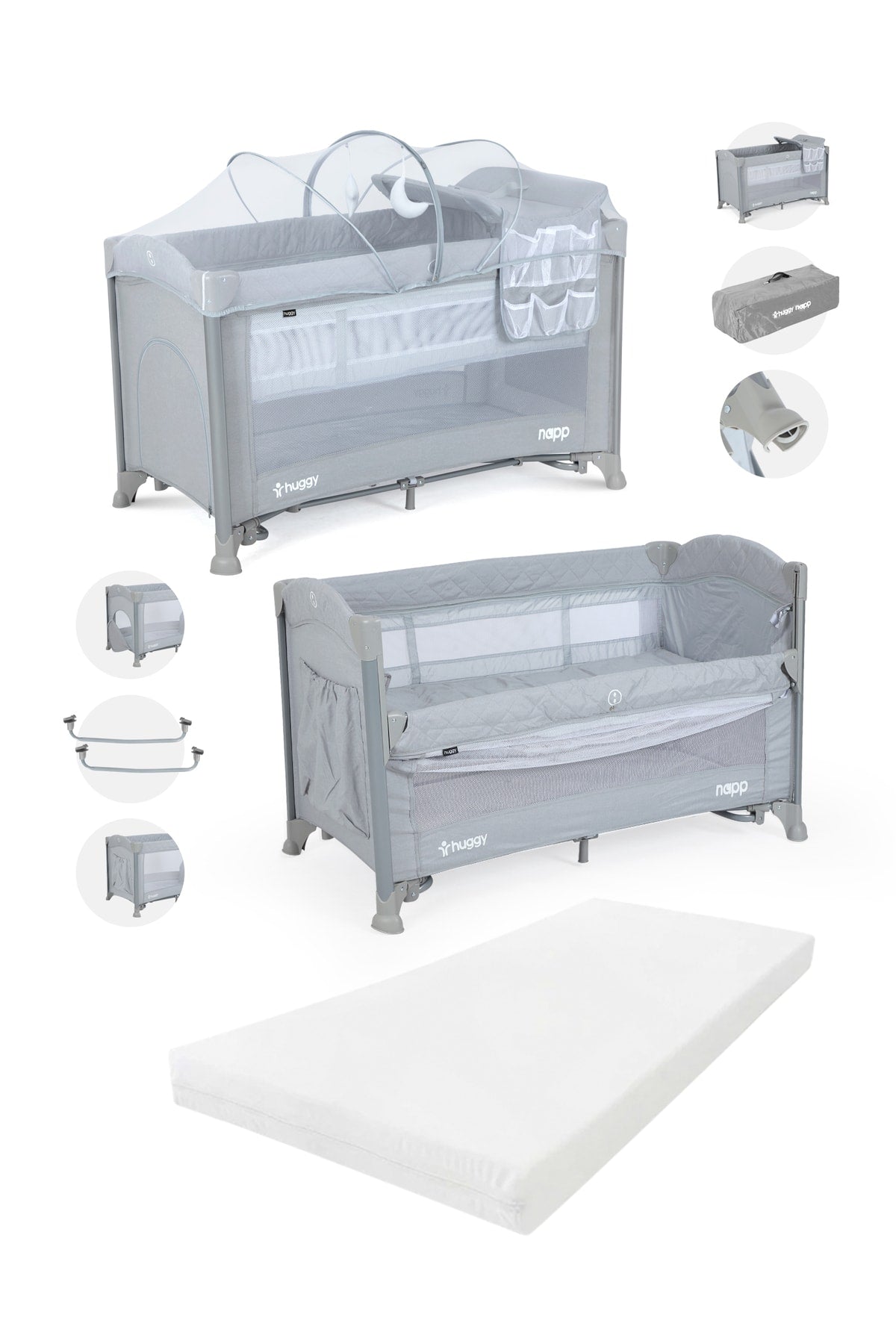 Napp 8 In 1 Anne Yani Park Bed Playpen And Bed