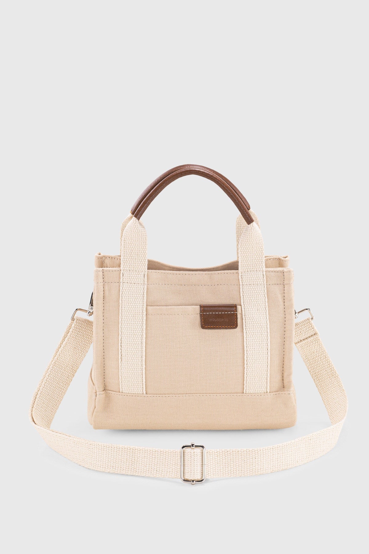 Women'S Cream Canvas Tote Bag 232