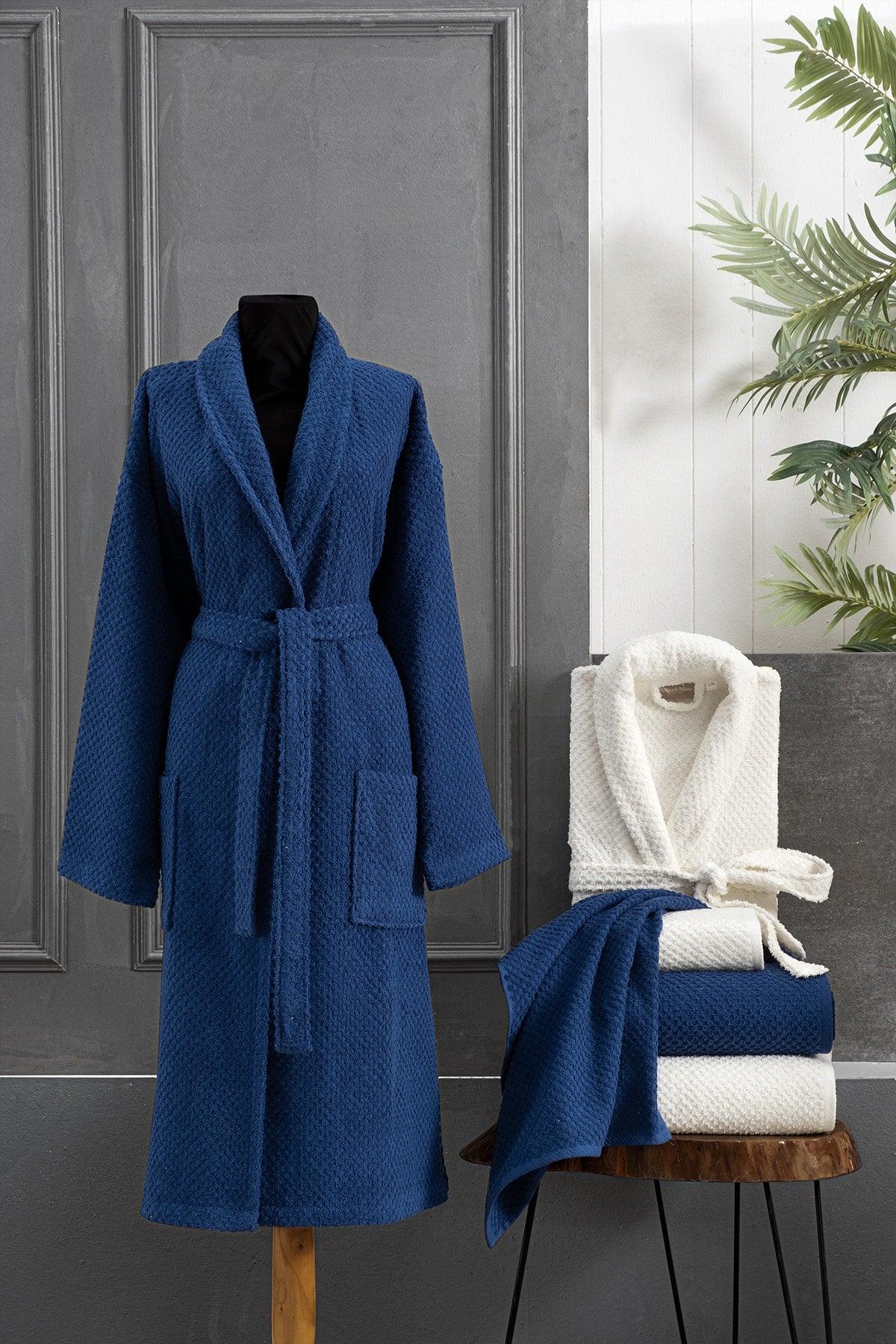 Simple Women's & Men's 6-Piece Family Bathrobe Set (100% Cotton) - Swordslife