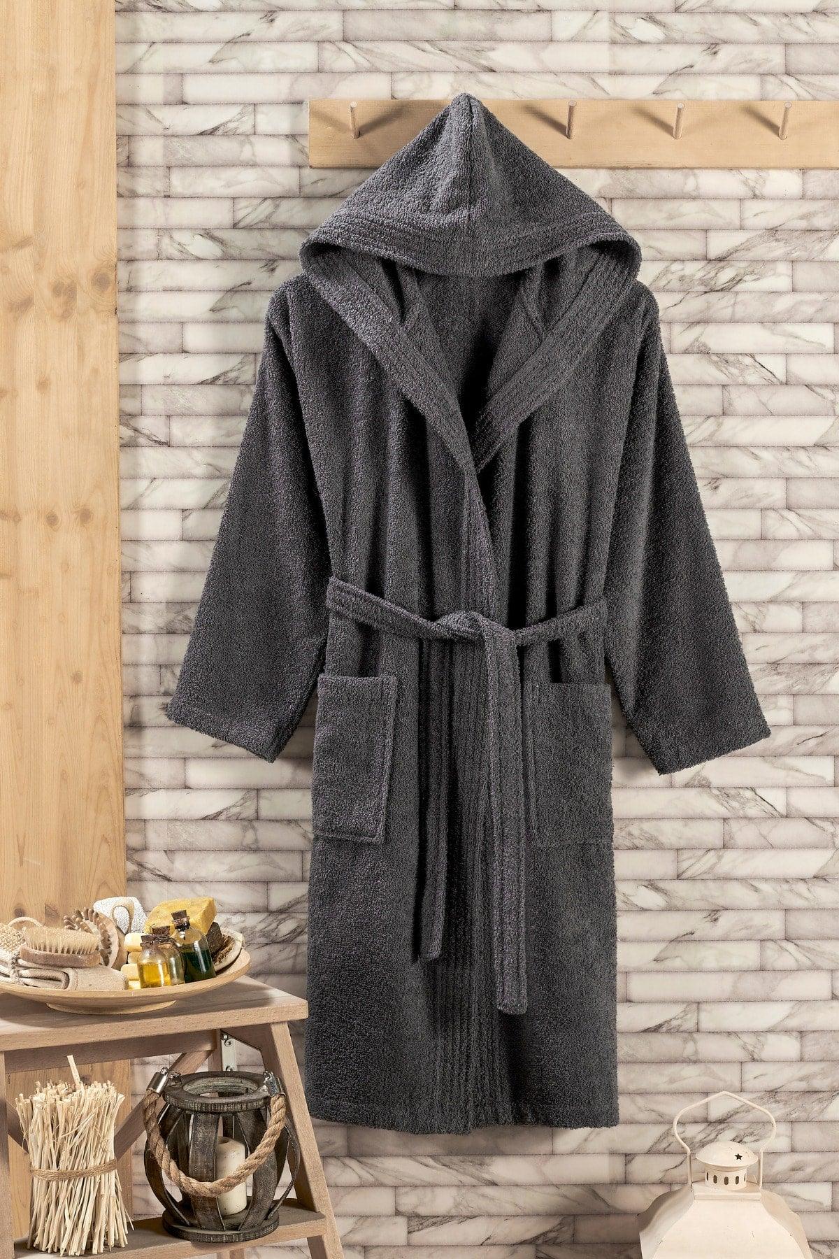 Hooded Bathrobe 100% Cotton - Swordslife