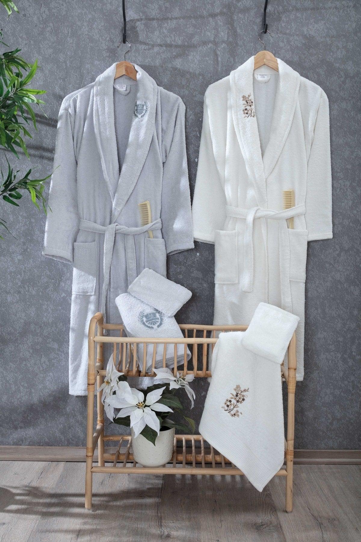 10 Piece Embroidered Bathrobe Set | Bathrobe | Bathrobe Set | Dowry set - Swordslife