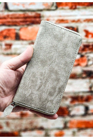Unisex Vegan Leather Card Holder Wallet With Phone Compartment Xclub Model