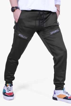 Slim Fit Printed Scuba Men'S Sweatpants