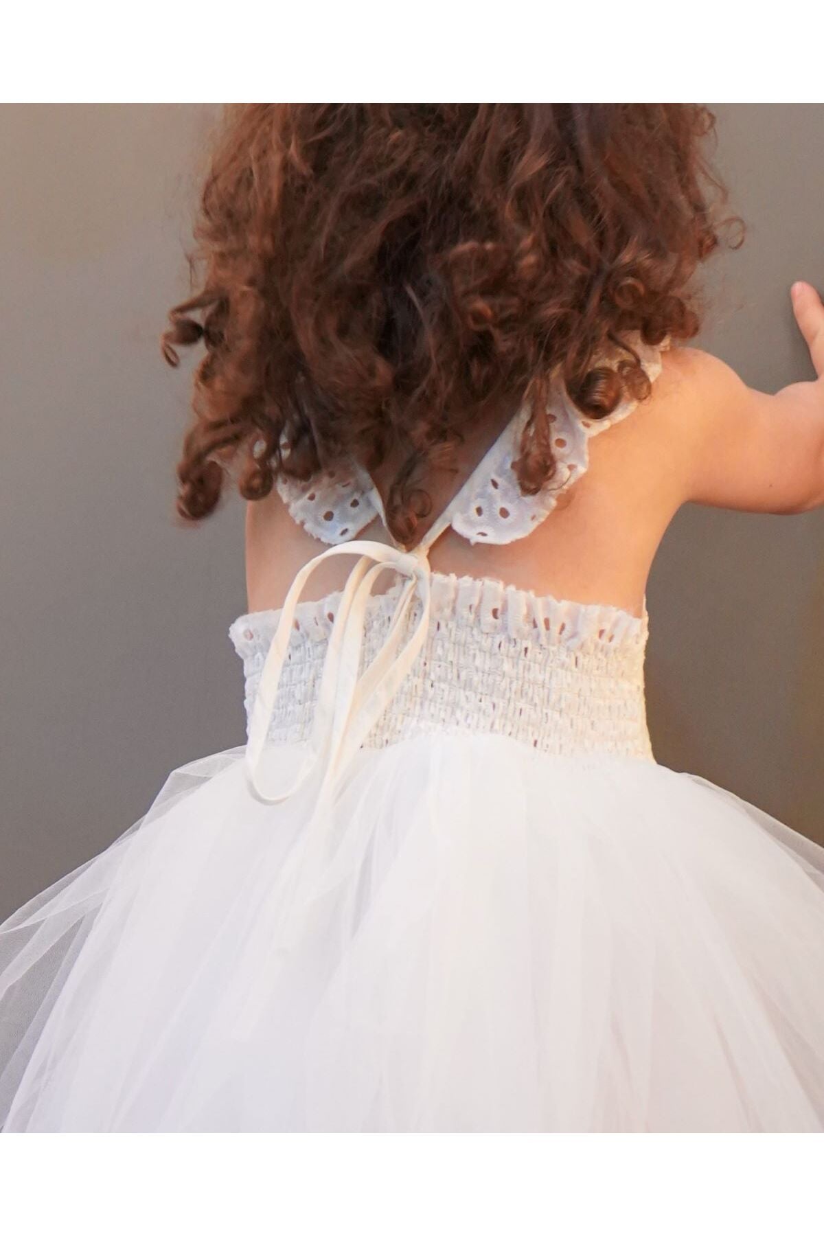 Girl'S Scalloped Tutu Dress
