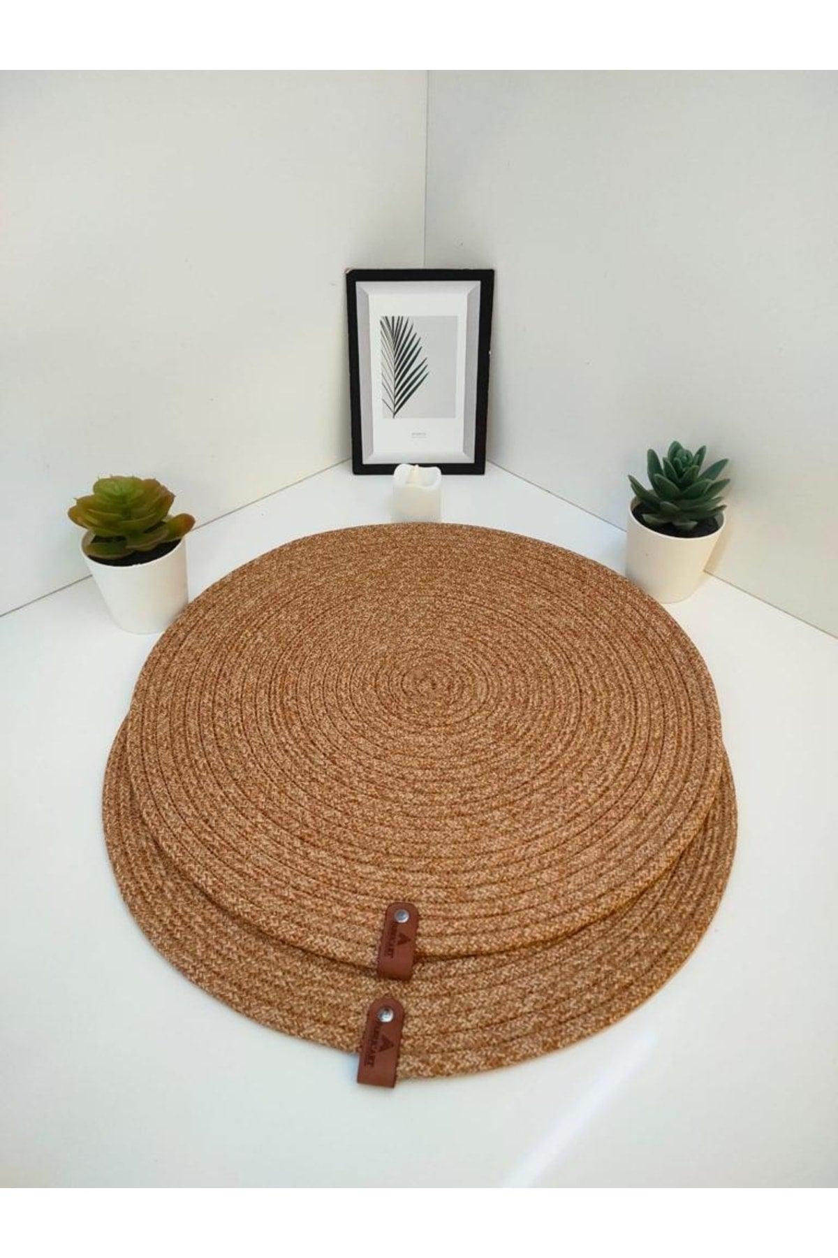 Decorative Snail Jute Woven Cover Table Placemat - Swordslife