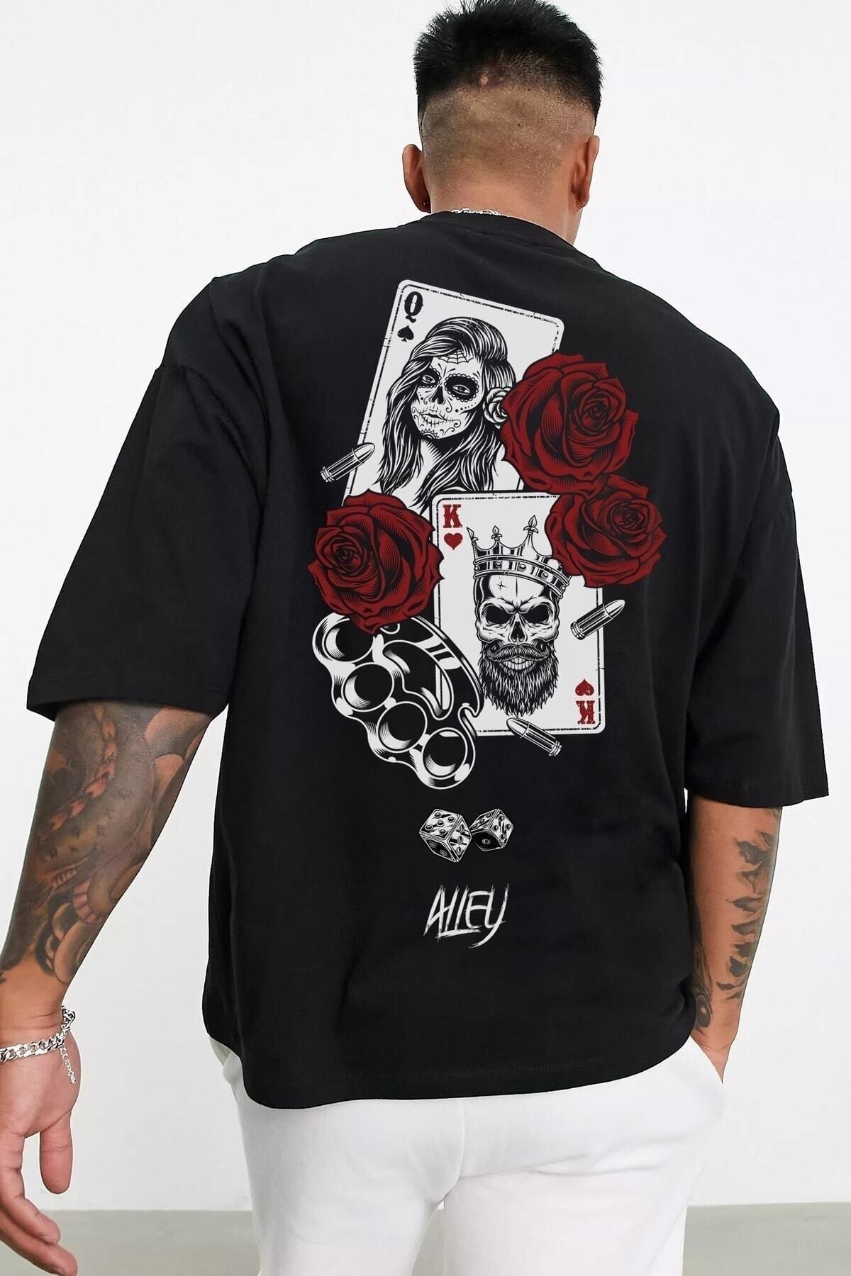 Unisex Black Pastor-Girl Card Back Printed T-Shirt