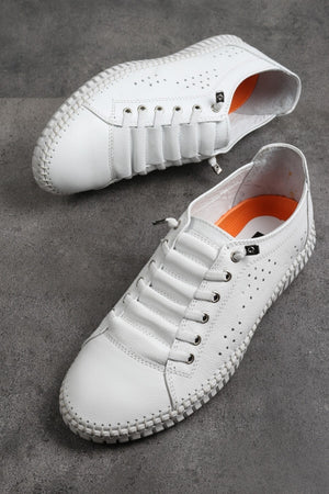 Daily Comfortable Summer Genuine Leather Men'S Shoes With Tires
