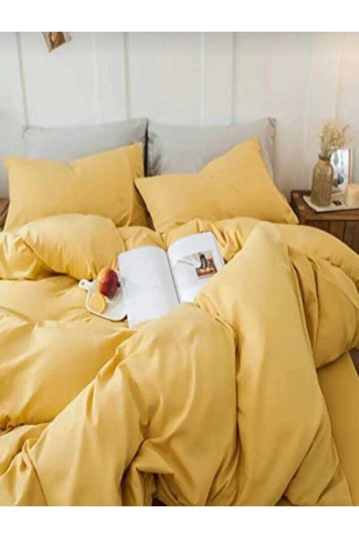 Yellow Color Baby Duvet Cover Set