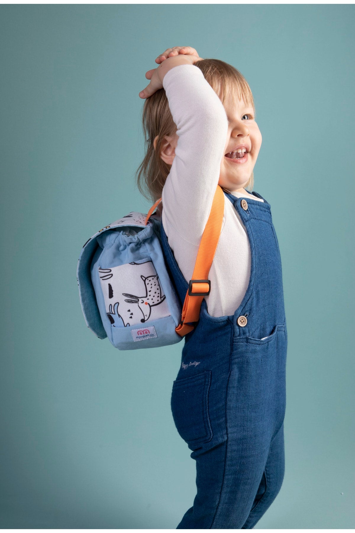 Jumping Dogs 101 Kids Backpack 20X18X10 - (0 - 1 - 2 - 3 - 4 Years Old)
