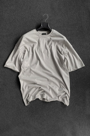 Men'S Gray 2 Thread Basic Oversize T-Shirt