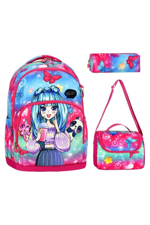 Printed Girls School Bag