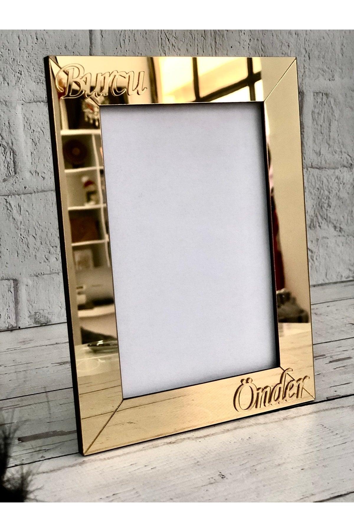 Gold Plexi 10x15 Name Special Frame For Photo Without Glass (specify your name in the QUESTIONS SECTION) - Swordslife