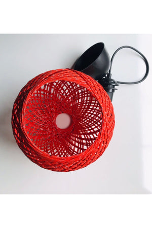Balle Orange Pendant Lamp Ball Chandelier Black Cable