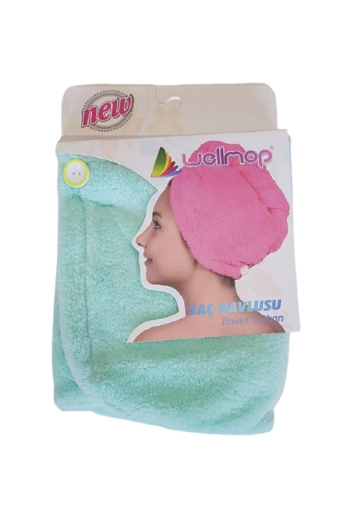 Microfiber Button Hair Towel Hair Cap Turban Towel - Swordslife