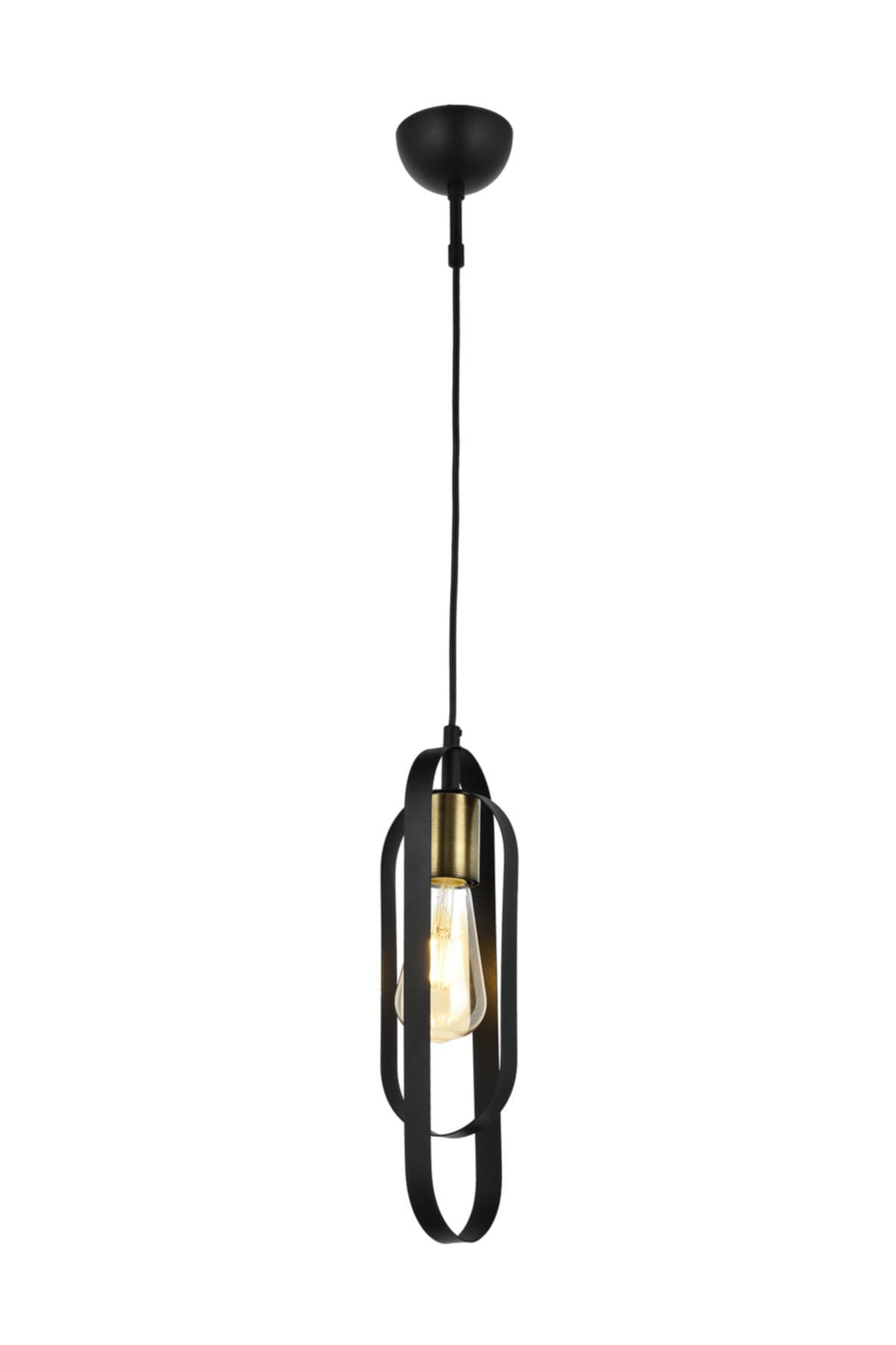 Esse Single Black Antique Pendant Lamp Chandelier